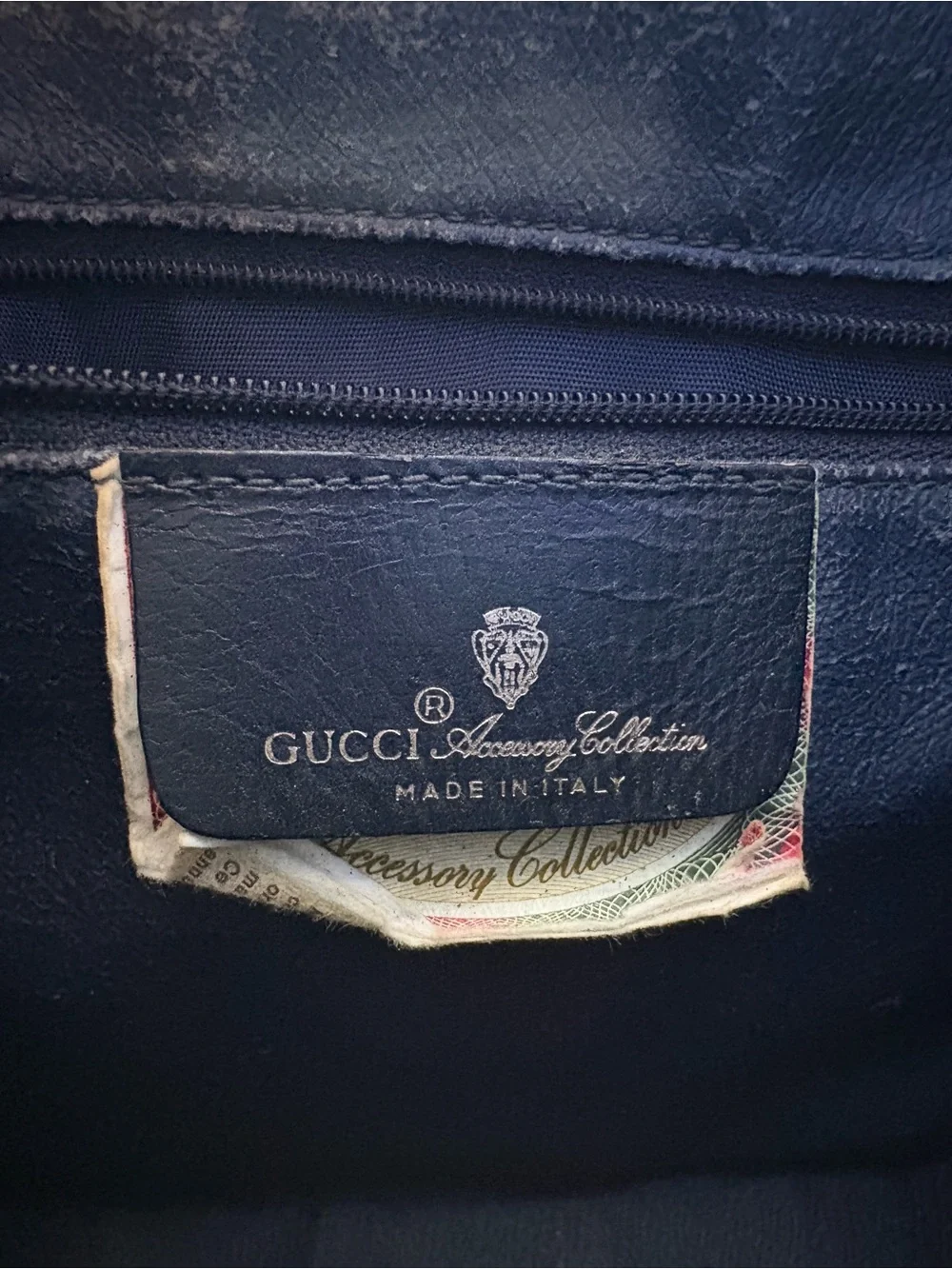 Vintage Gucci Navy GG Supreme Boston Bag - 1983 Archival Piece